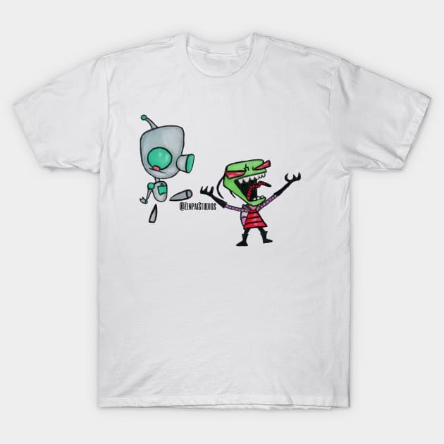 Invader zim T-Shirt by Zenpaistudios